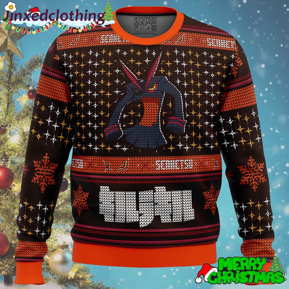 Senketsu Kill La Kill Ugly Christmas Sweater Christmas Party Holiday 